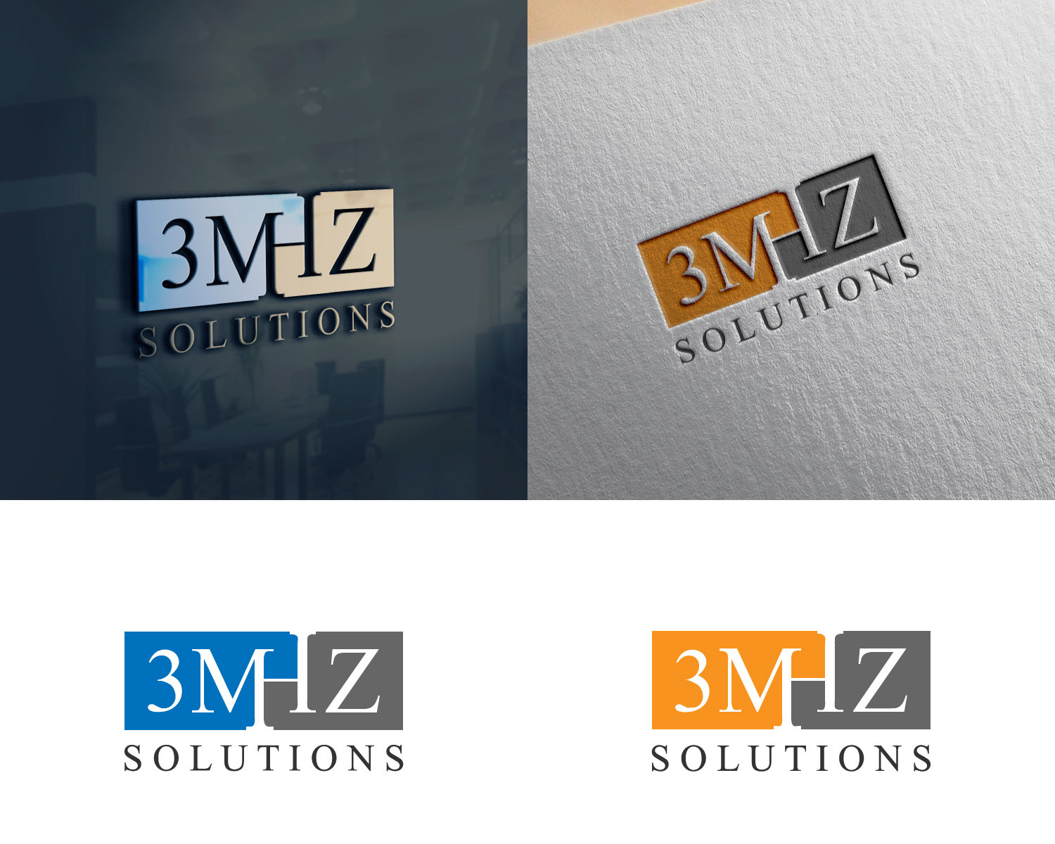 Diseño de Logo por MAWBM para 3MHZ Solutions | Diseño #13138729