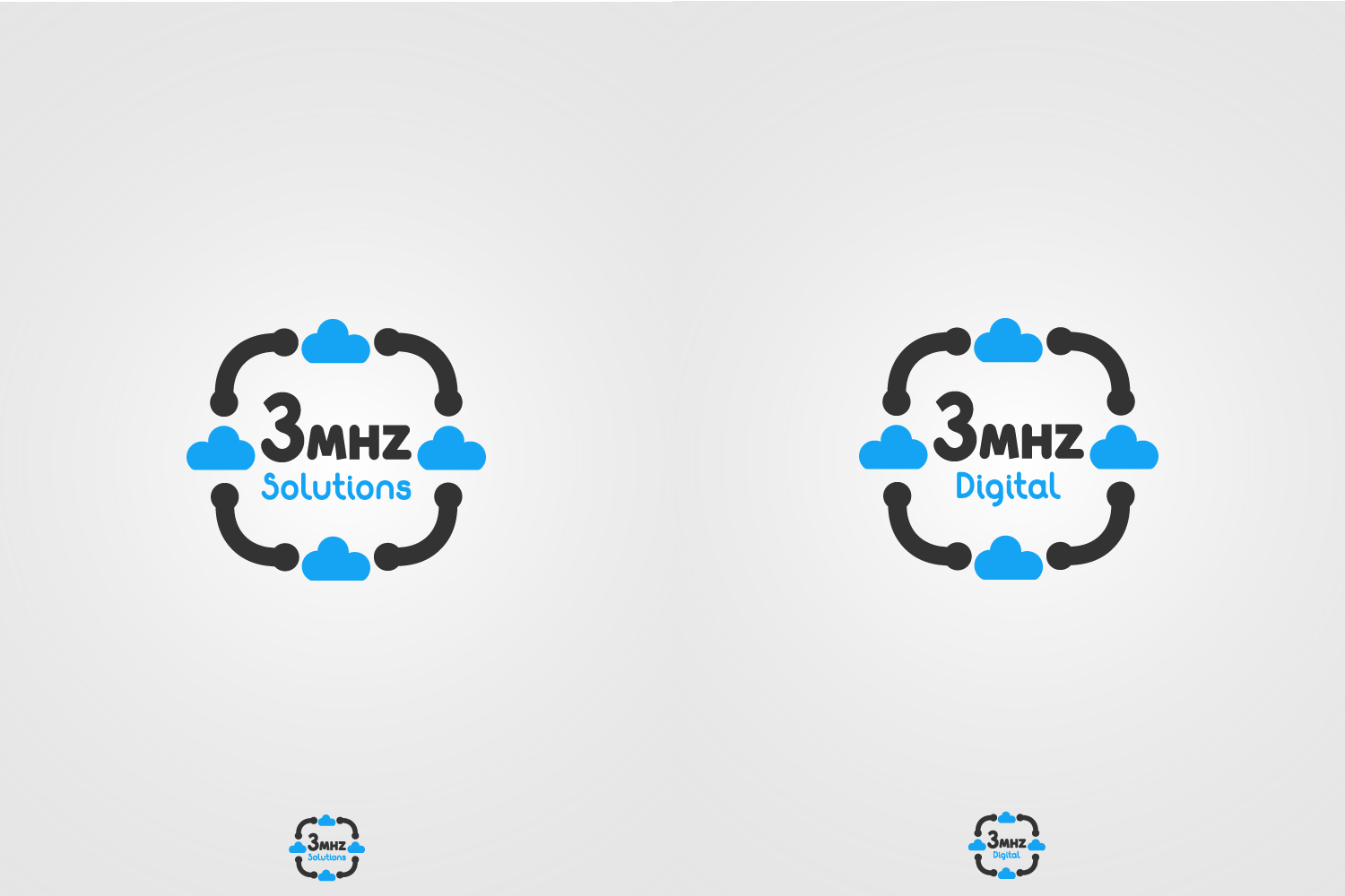 Logo Design by AbdullahDesigns™ for 3MHZ Solutions | Design #13142421