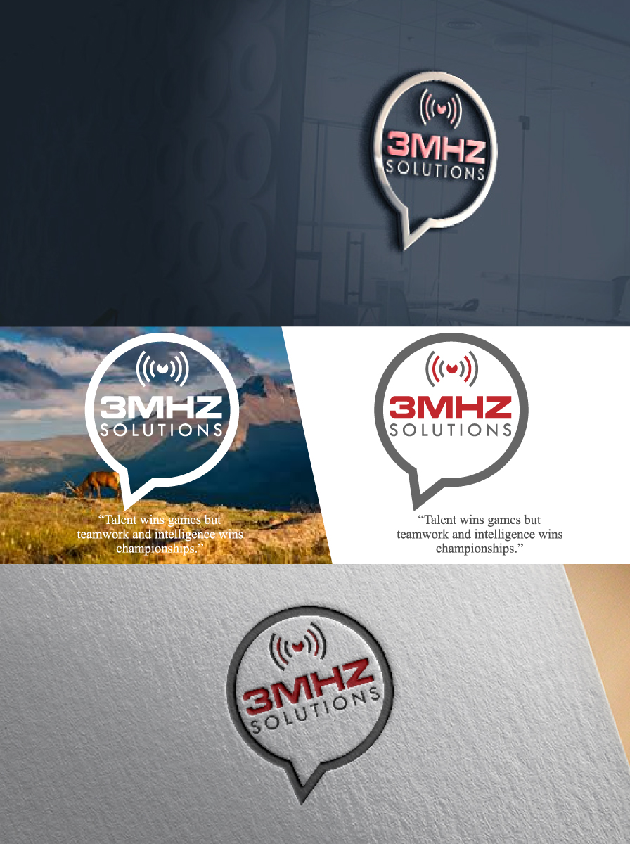 Logo Design by cristalbright555 for 3MHZ Solutions | Design #13137548