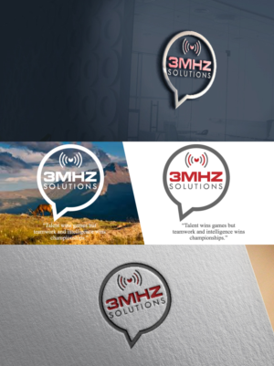 Logo Design by cristalbright555 for 3MHZ Solutions | Design: #13137548