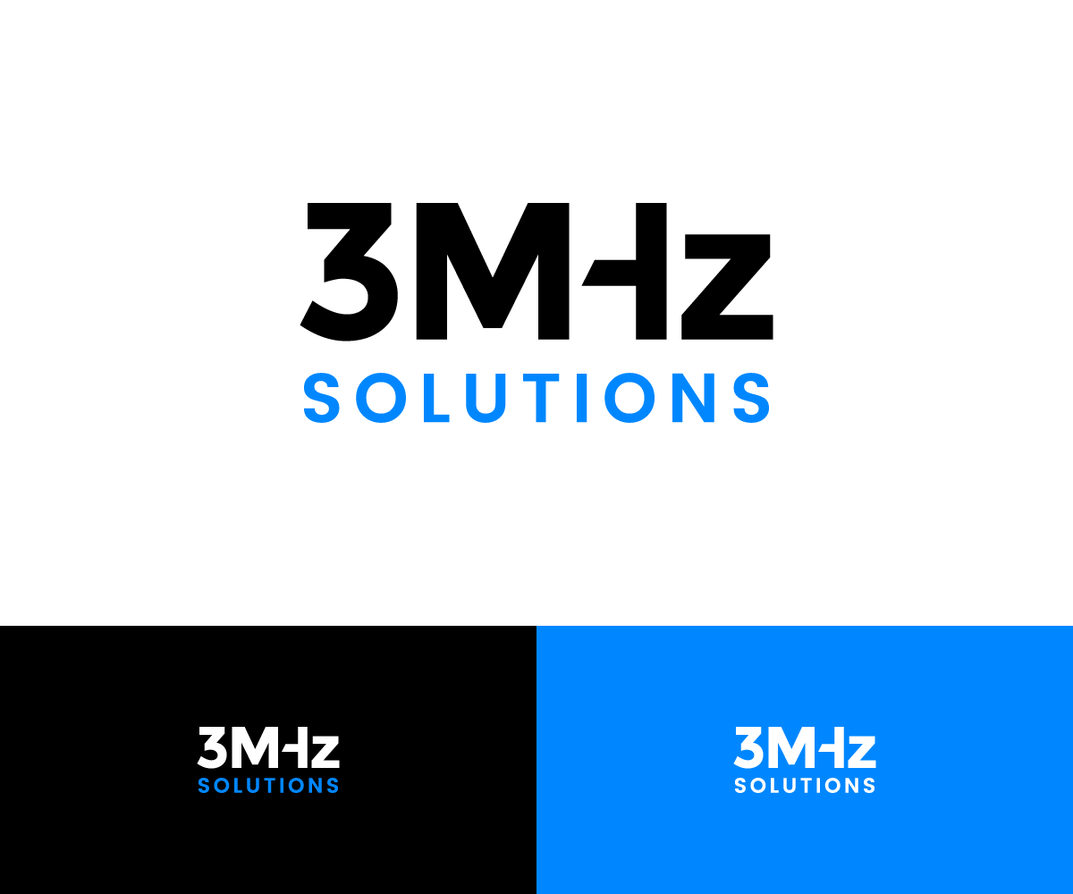 Logo Design by Dreemlan Design for 3MHZ Solutions | Design #13141707