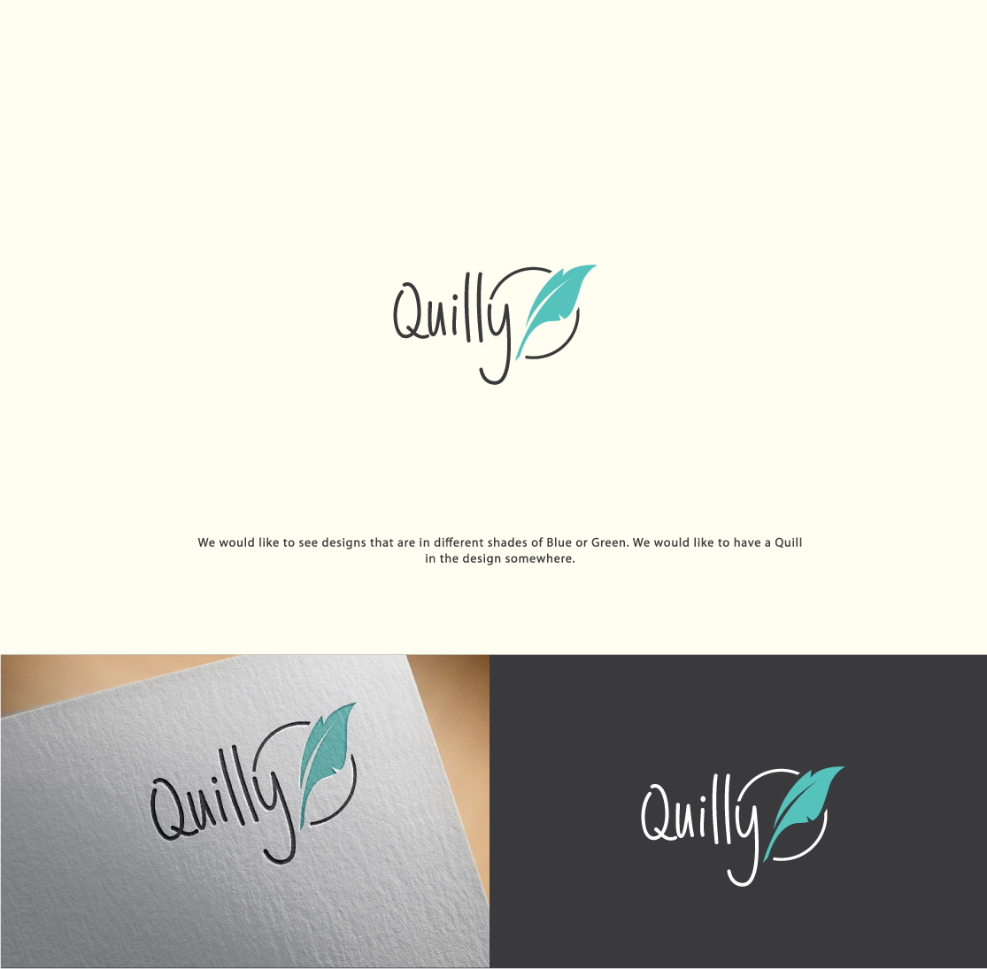 Logo Design by somani for Quilly | Design #13159204