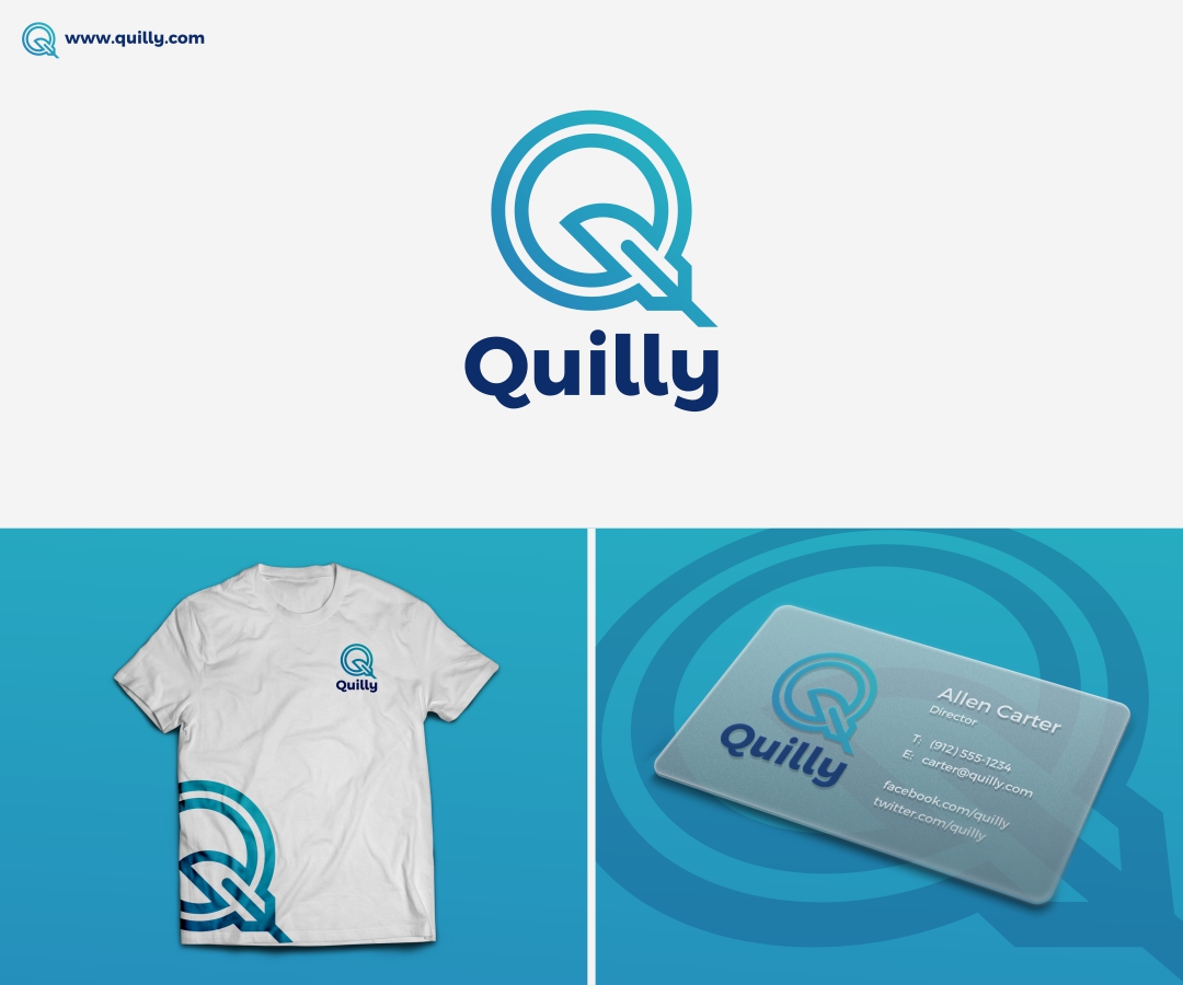Logo Design by Vinchi for Quilly | Design #13211346