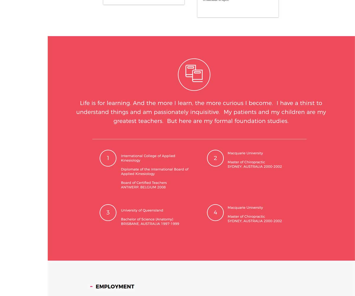 Web Design by Violetwebdesigns for Align and Shine | Design #13329899