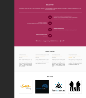 Web Design by chris.cameron for Align and Shine | Design: #13428411