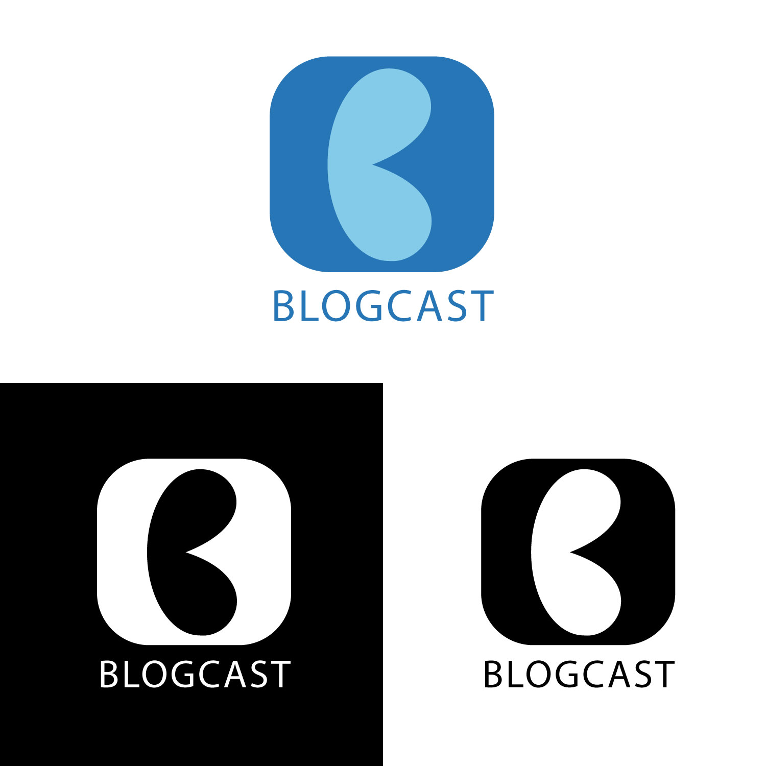 Logo Design by uk for Blogcast.com | Design #13159703