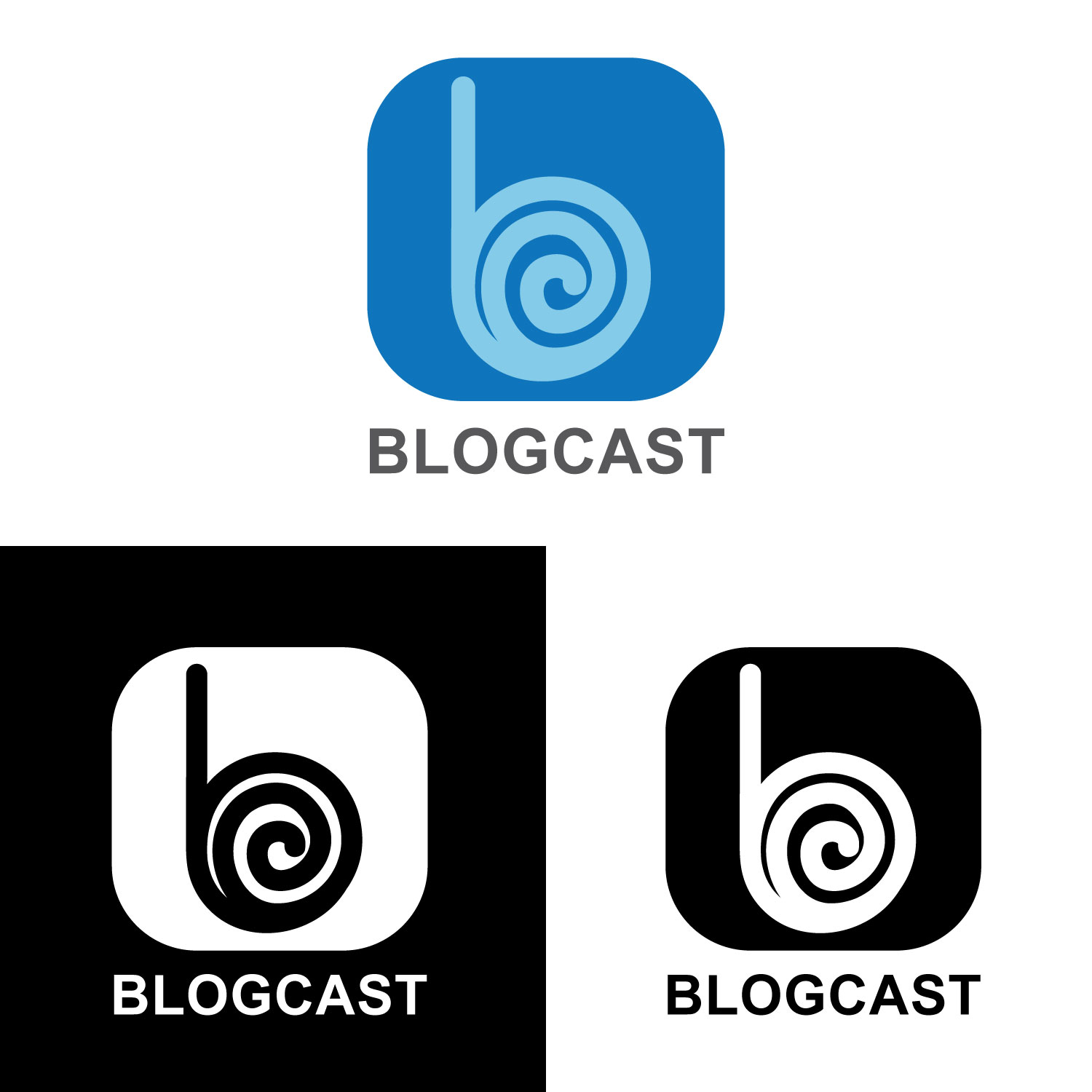 Logo Design by uk for Blogcast.com | Design #13159716