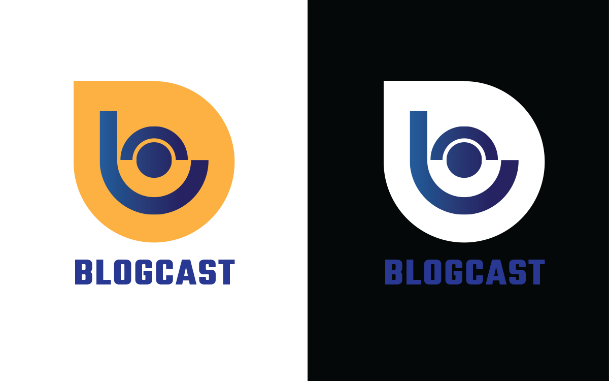 Logo Design by Grafactory for Blogcast.com | Design #13143996