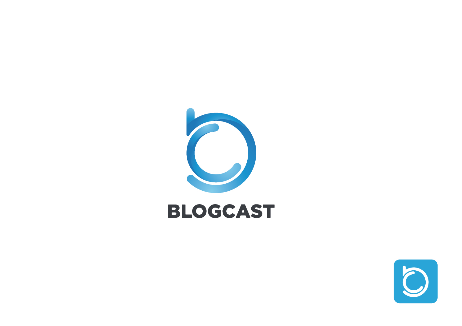 Logo Design by RonnieGayira for Blogcast.com | Design #13149917
