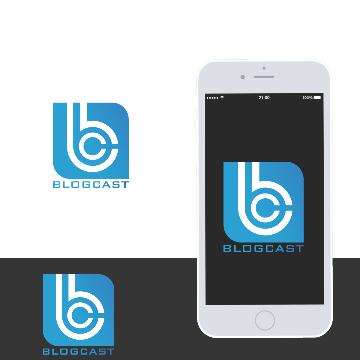 Logo Design by NinjaArt for Blogcast.com | Design #13195857