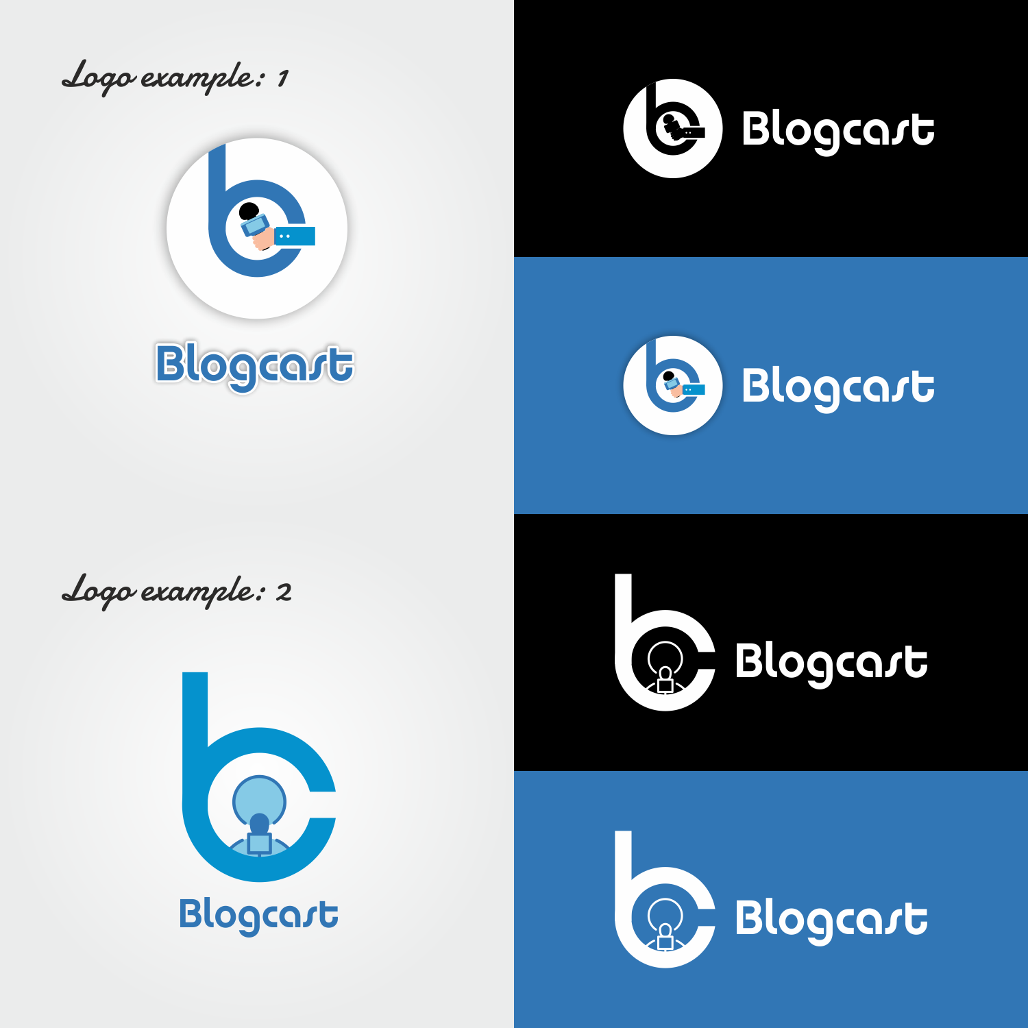 Logo Design by desingman for Blogcast.com | Design #13146897