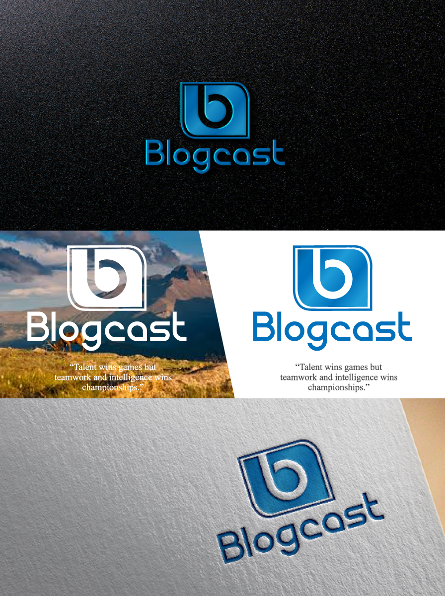 Logo Design by cristalbright555 for Blogcast.com | Design #13145900
