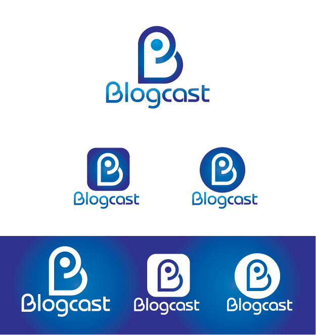 Logo Design by sayak2014 for Blogcast.com | Design #13152091