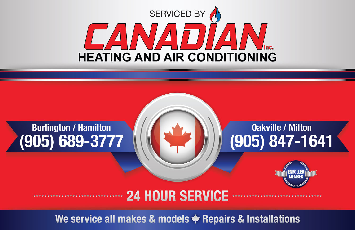 Sticker Design by Jackie Morrison for Canadian heating and air conditioning | Design #13315400
