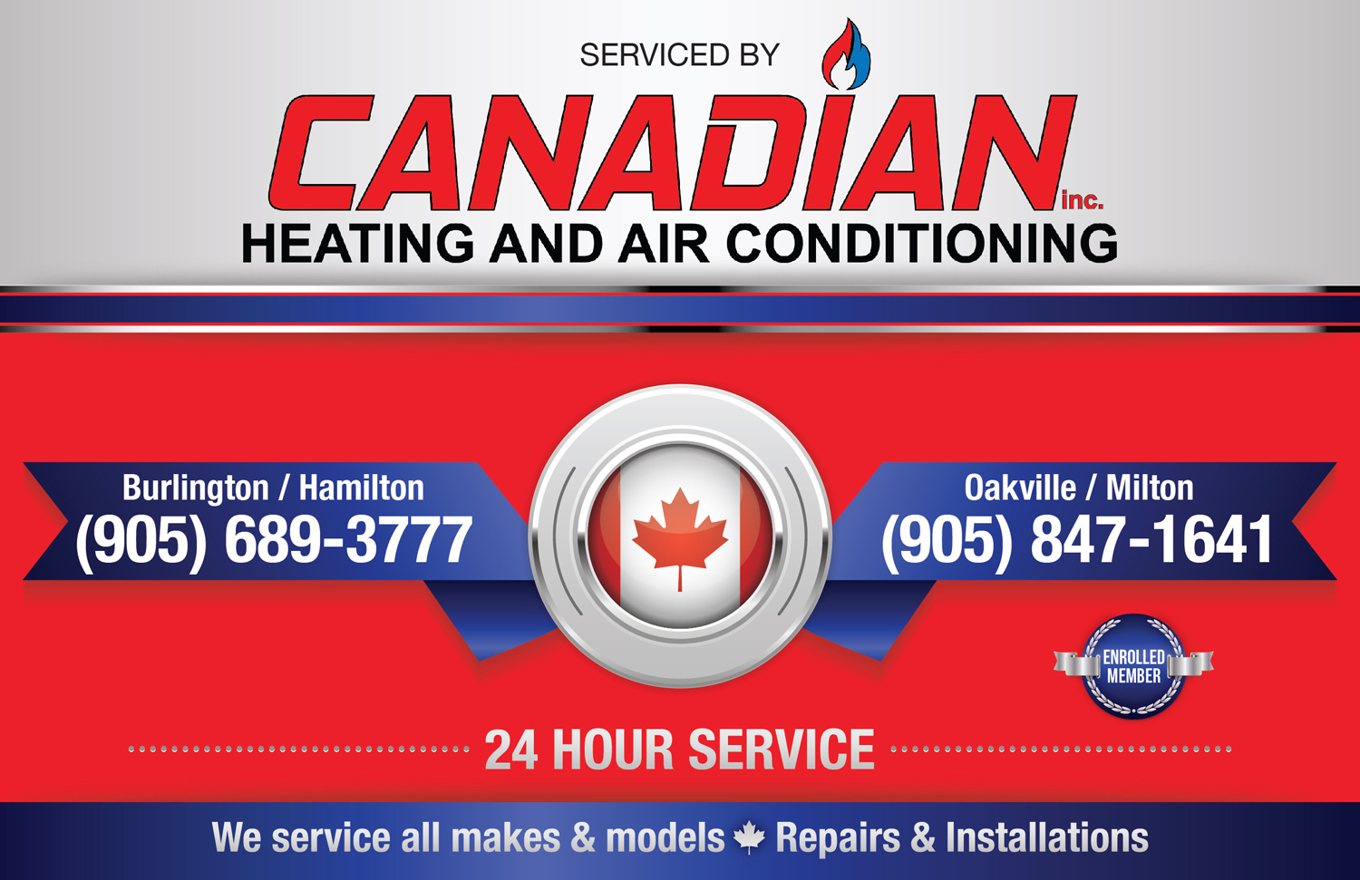 Sticker Design by Jackie Morrison for Canadian heating and air conditioning | Design #13373568