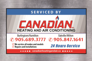 Sticker Design by Venus L. Penaflor for Canadian heating and air conditioning | Design: #13327213