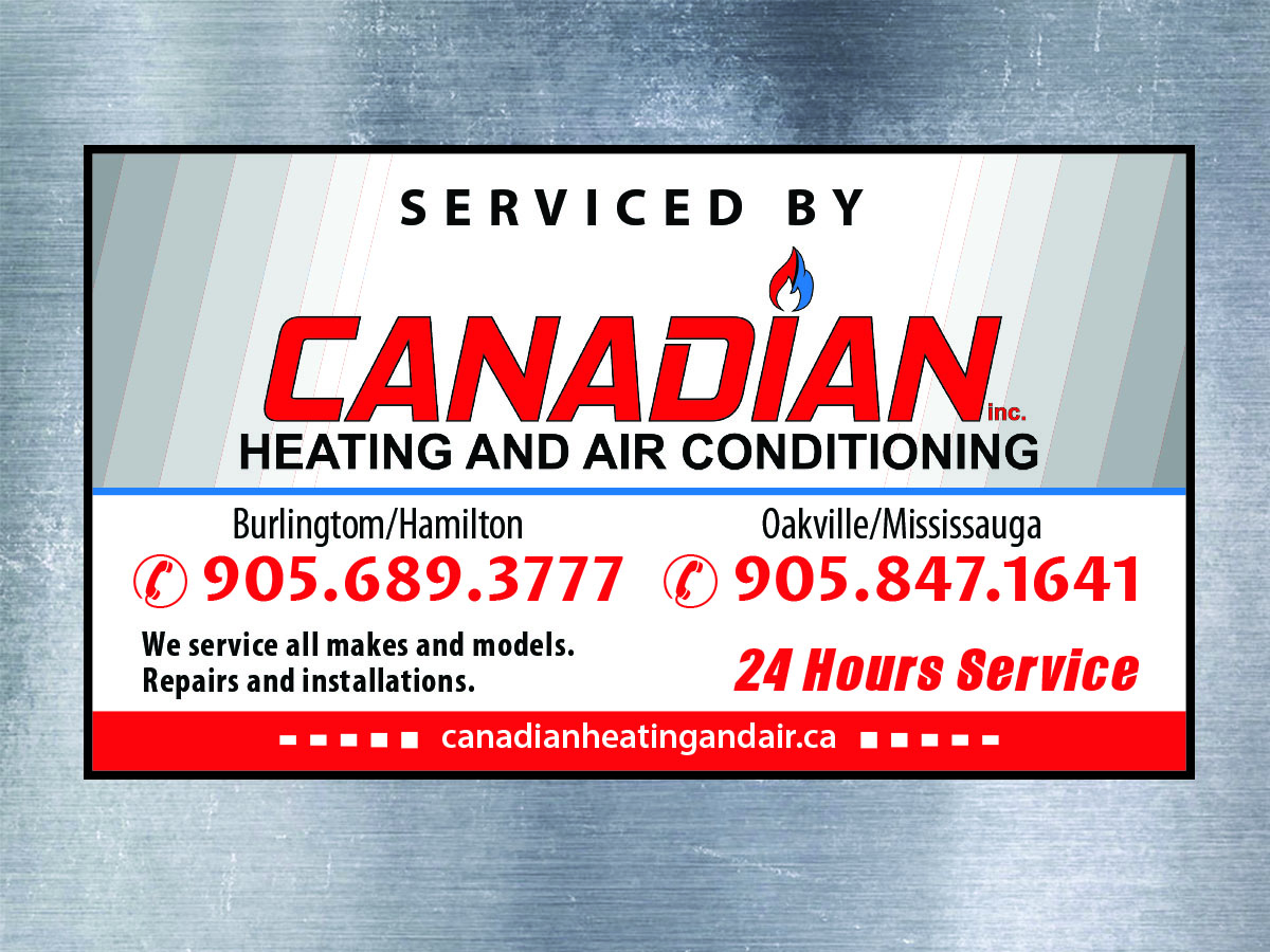 Sticker Design by Venus L. Penaflor for Canadian heating and air conditioning | Design #13376736