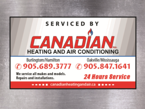 Sticker Design by Venus L. Penaflor for Canadian heating and air conditioning | Design: #13376736