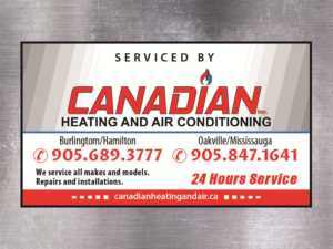 Sticker Design by Venus L. Penaflor for Canadian heating and air conditioning | Design: #13390592