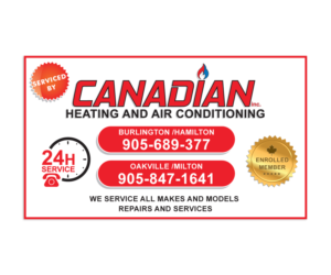 Sticker Design by digi-b for Canadian heating and air conditioning | Design: #13352373