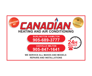 Sticker Design by digi-b for Canadian heating and air conditioning | Design: #13368268