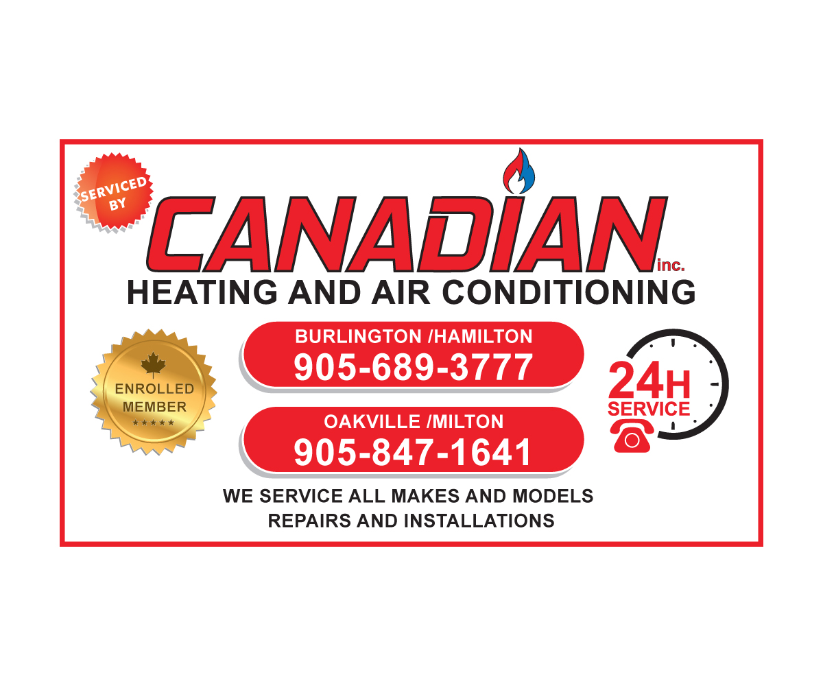 Sticker Design by digi-b for Canadian heating and air conditioning | Design #13368269