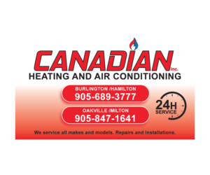 Sticker Design by digi-b for Canadian heating and air conditioning | Design: #13368289