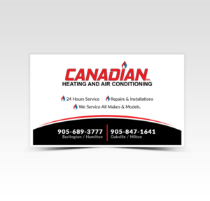 Sticker Design by Pointless Pixels India for Canadian heating and air conditioning | Design: #13360668