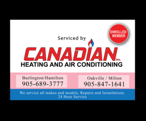 Sticker Design by bijuak for Canadian heating and air conditioning | Design #13373640