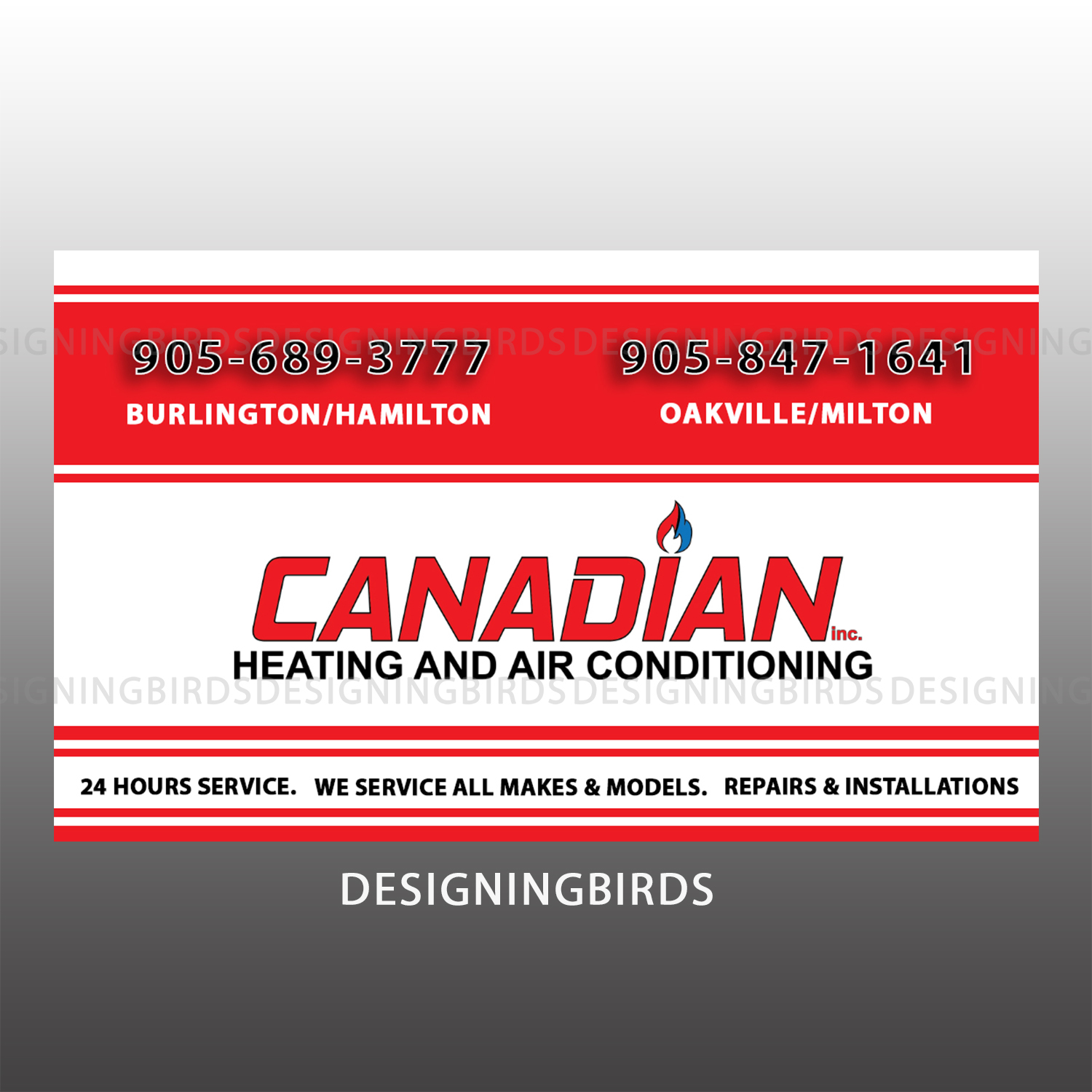 Sticker Design by Designing Birds for Canadian heating and air conditioning | Design #13360688