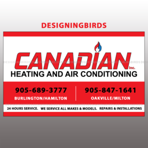 Sticker Design by Designing Birds for Canadian heating and air conditioning | Design: #13368238