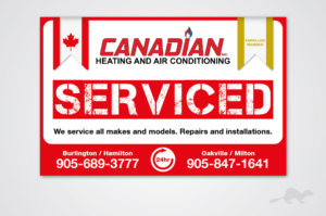 Sticker Design by stealth_ferret for Canadian heating and air conditioning | Design #13329860