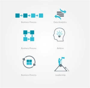 Icons to be used in a PowerPoint presentation targeting IT people | Diseño Con Ícono por nafizrahat