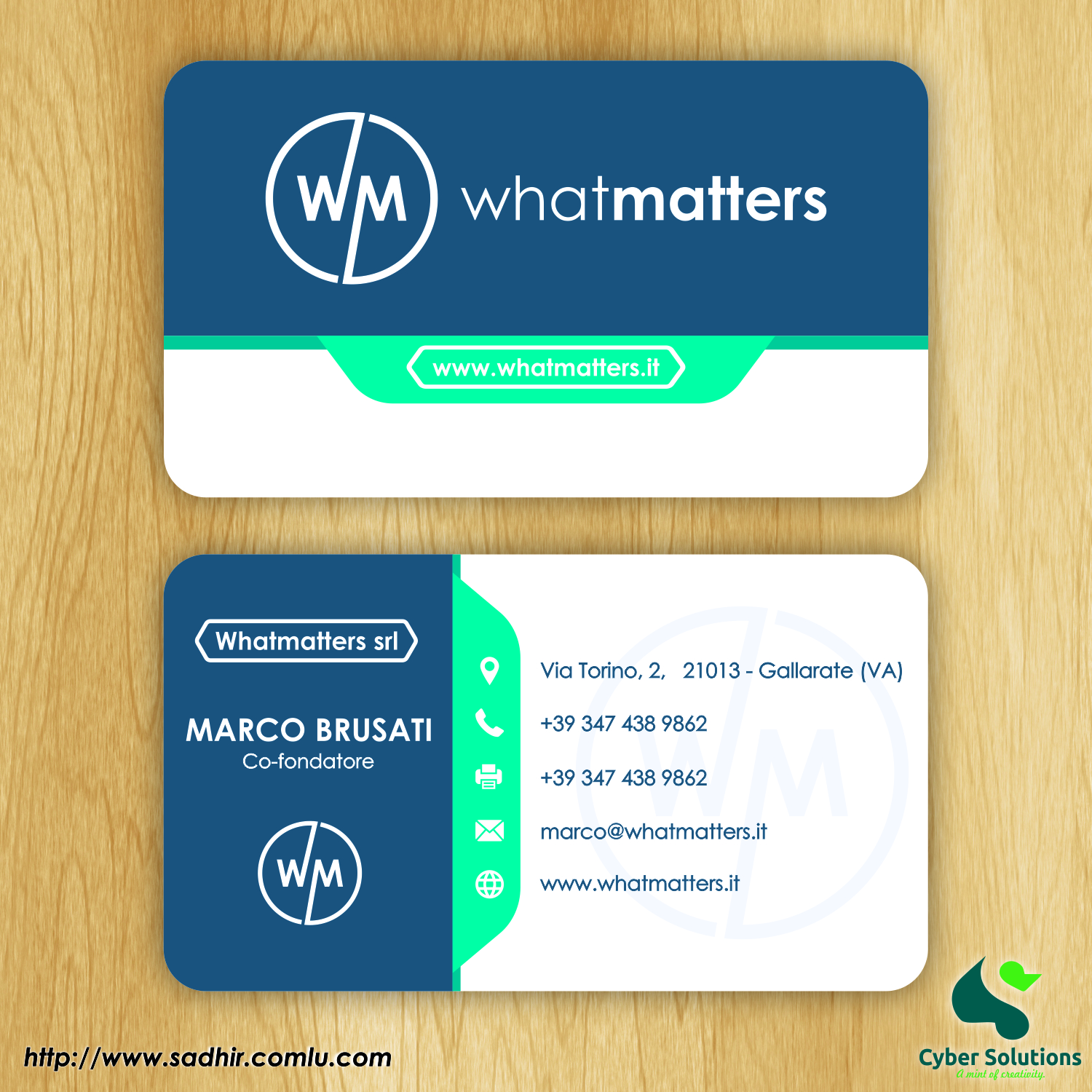 Business Card Design by mfm.sadhir for this project | Design #13689761