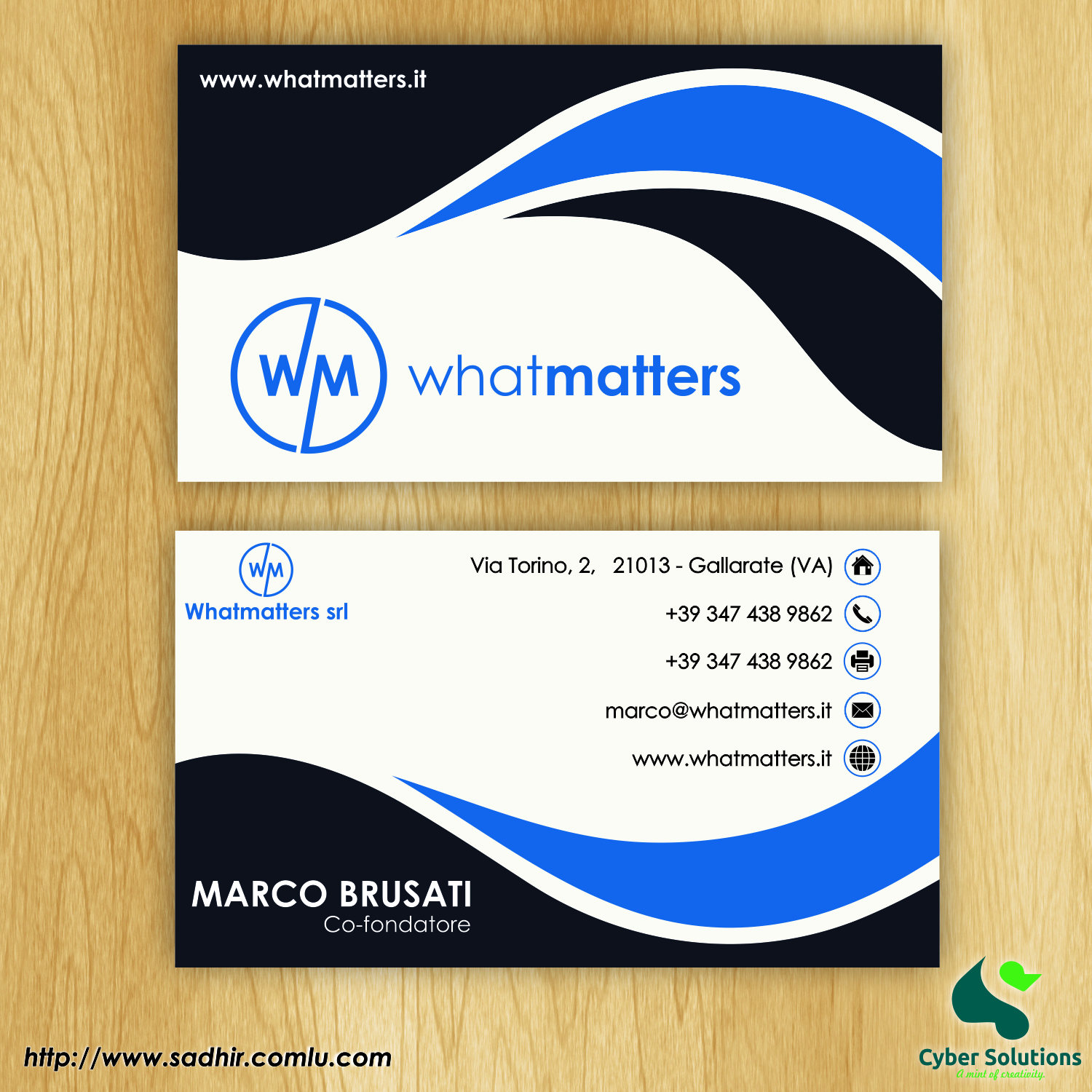 Business Card Design by mfm.sadhir for this project | Design #13689765