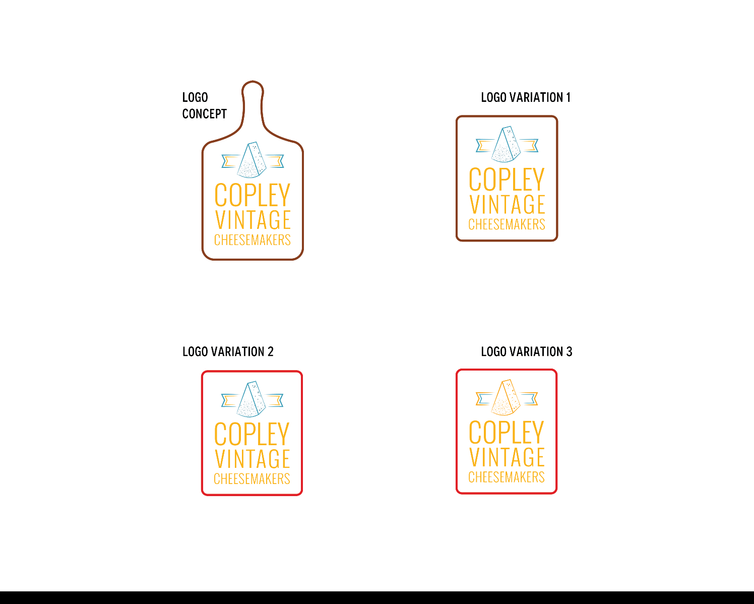 Logo Design by Knockout for Copley Vintage Cheesemakers LLC | Design #13168678