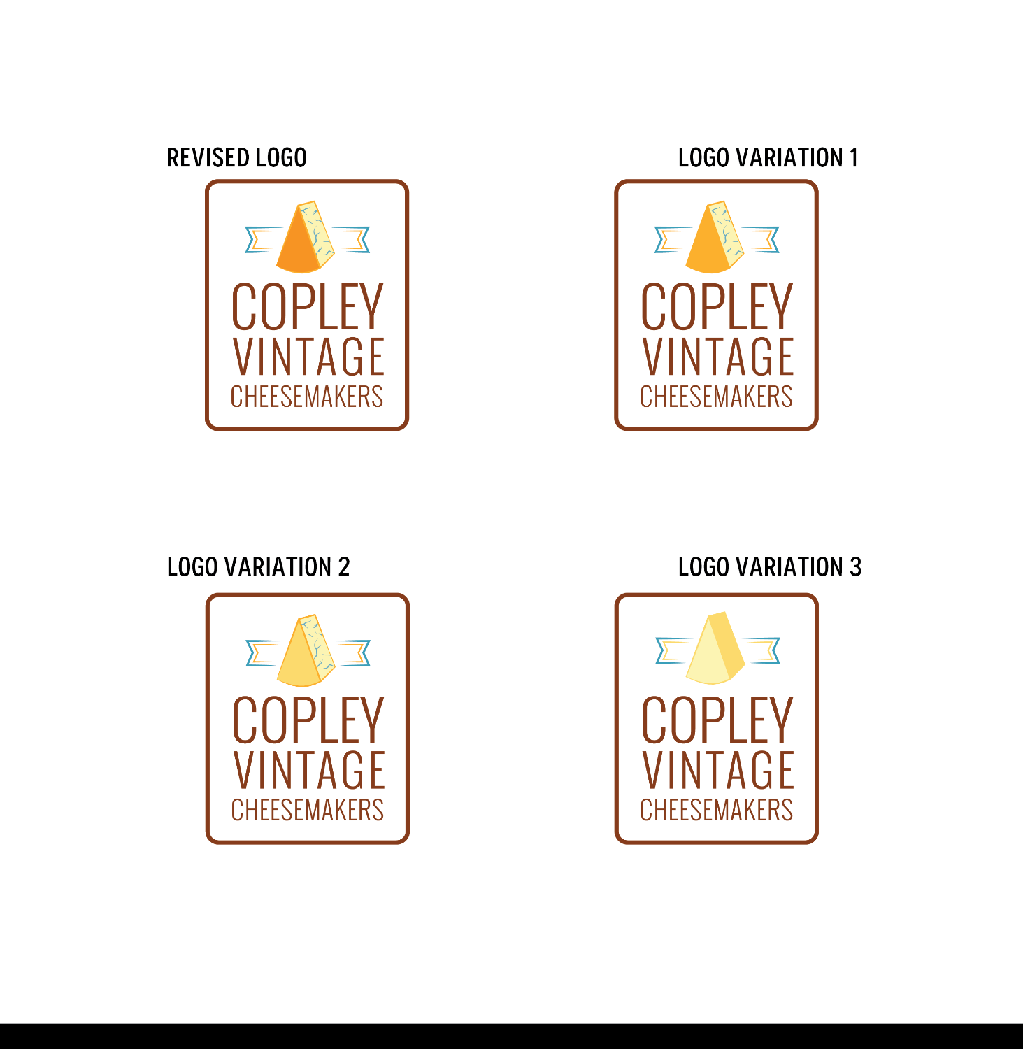 Logo Design by Knockout for Copley Vintage Cheesemakers LLC | Design #13244533