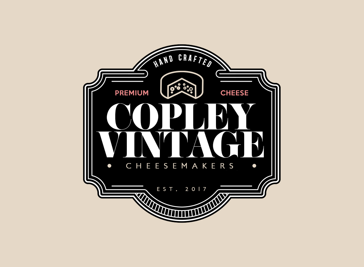 Logo Design by 24-7 DESIGN for Copley Vintage Cheesemakers LLC | Design #13178356
