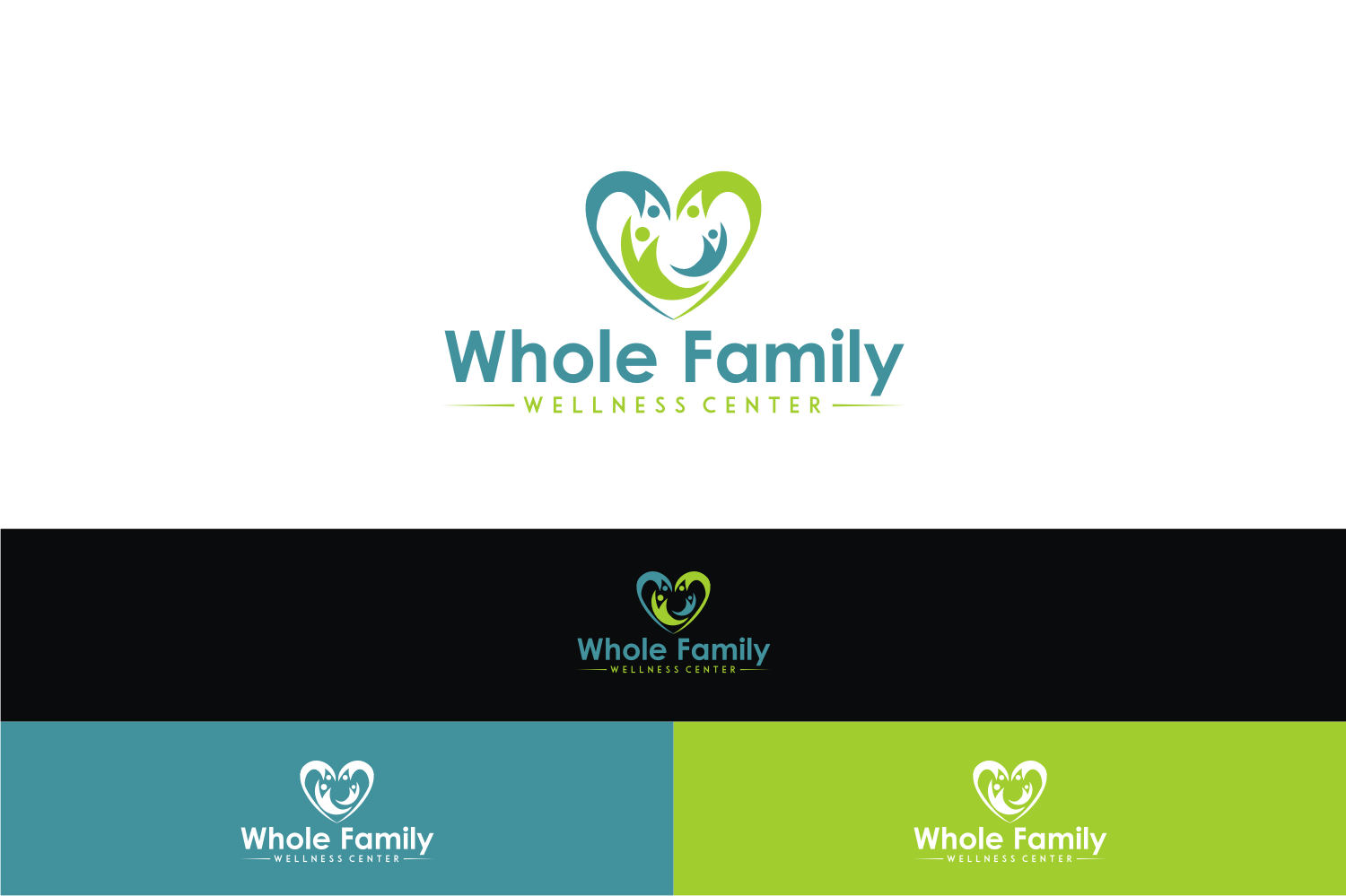 Logo Design by T I K H E - L M W for Whole Family Wellness Center | Design #13196242