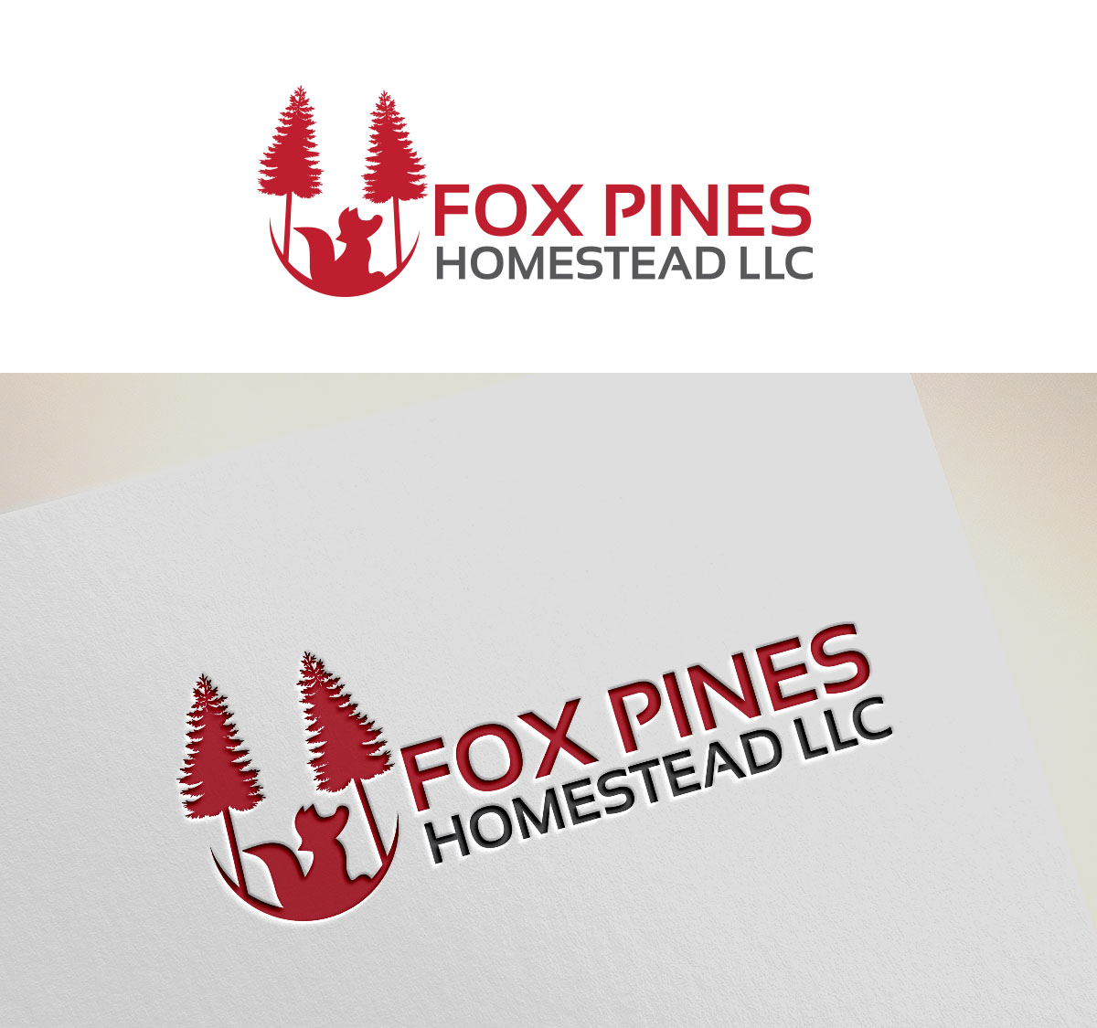 Logo Design by Turn Digital for Fox Pines Homestead | Design #13162943