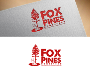 Logo Design by PsyPen for Fox Pines Homestead | Design #13156926