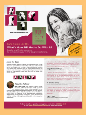  Whatsmomthebook: Self-help book needs Promotional Postcard | Card Design by LeonFX