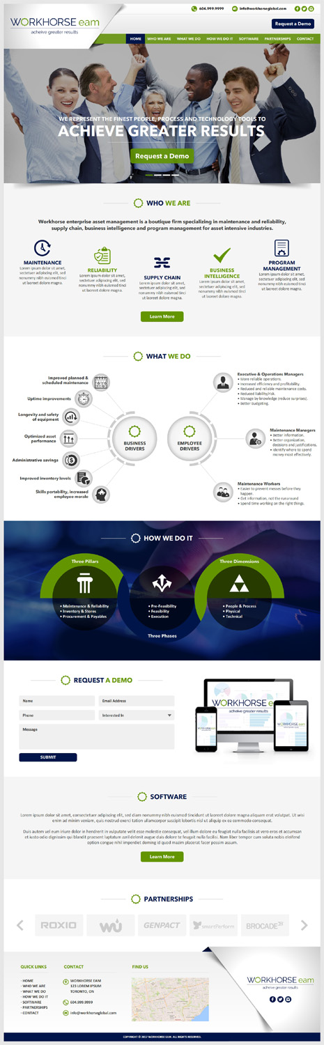 Web Design by -Marc- for this project | Design #13234658