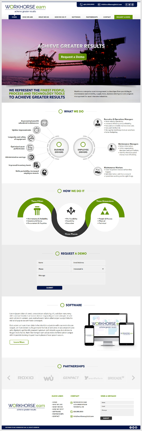 Web Design by -Marc- for this project | Design #13241046