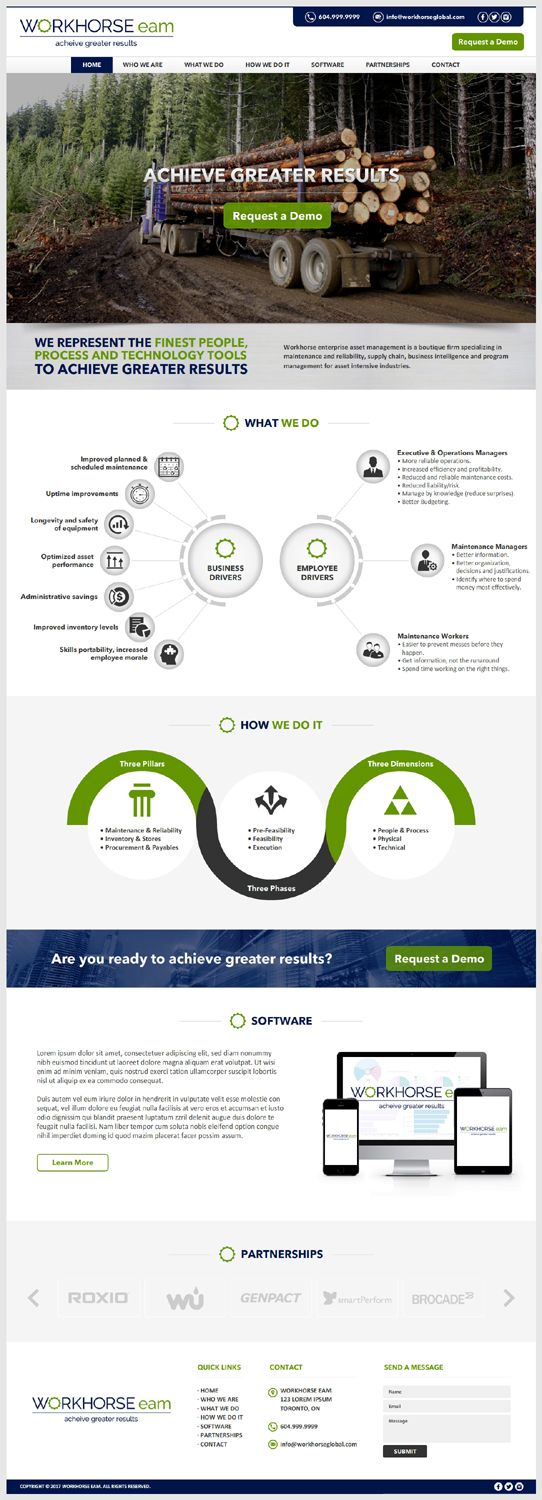 Web Design by -Marc- for this project | Design #13241056