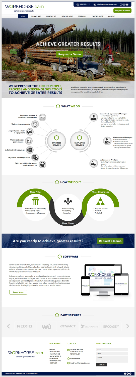 Web Design by -Marc- for this project | Design #13241057