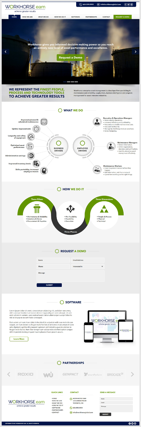 Web Design by -Marc- for this project | Design #13262831