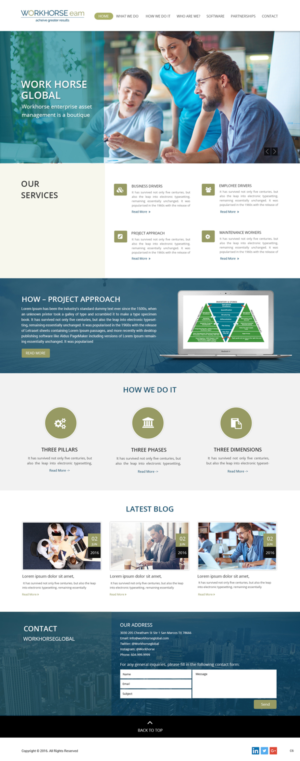Web Design by pb for this project | Design: #13169543