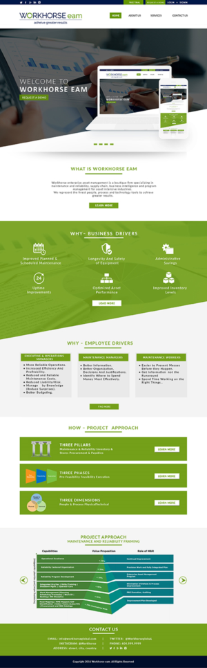 Workhorse Enterprise Asset Management  | Diseño Web por bdesigner9