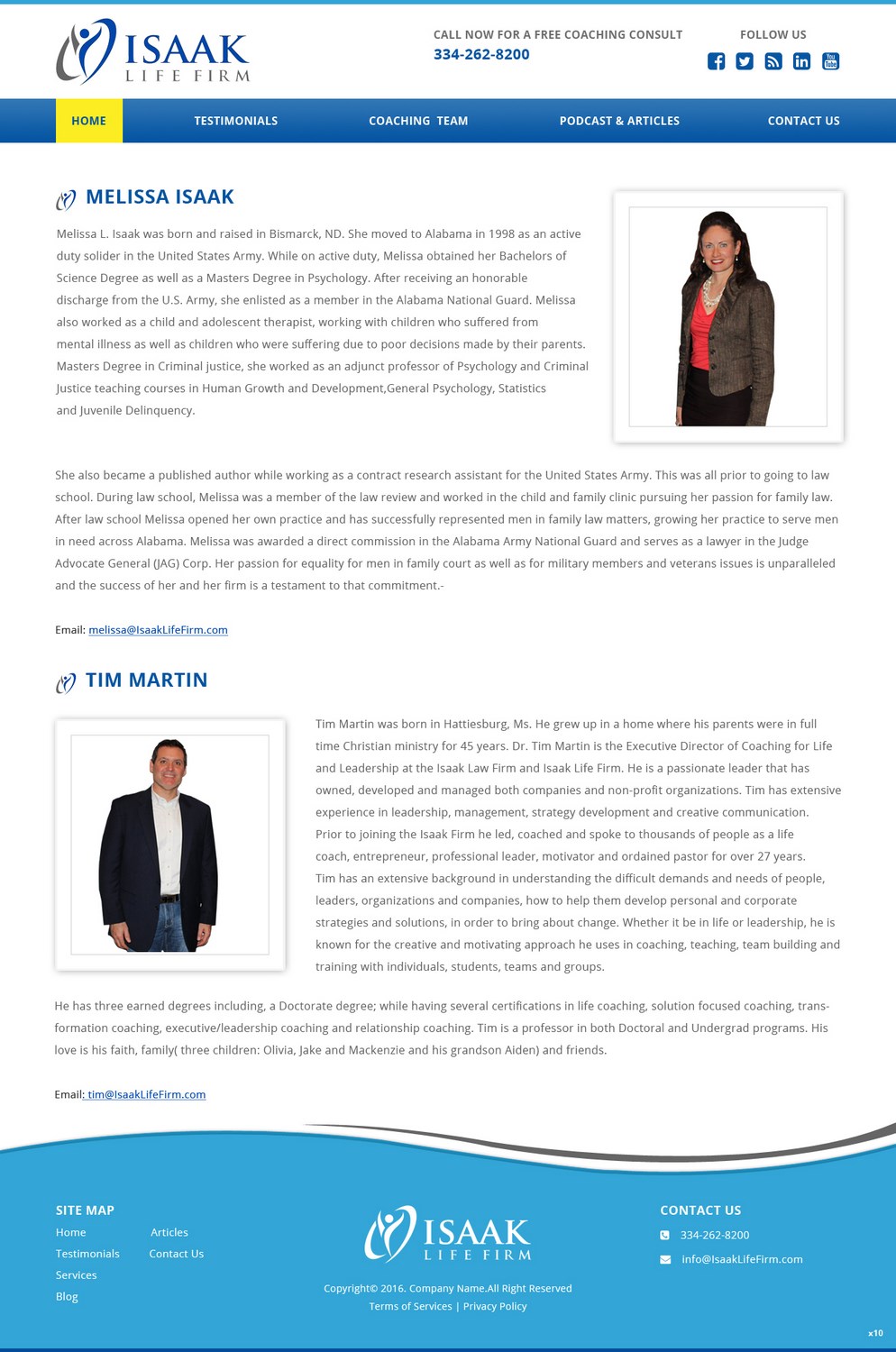 Web Design by pb for Isaak life firm | Design #13387934